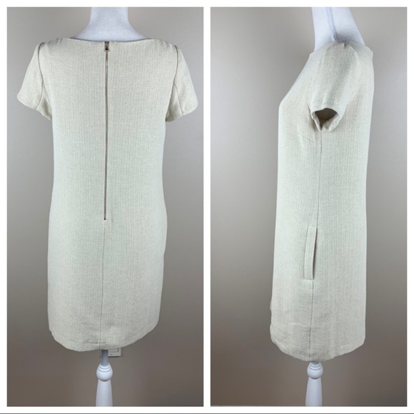NWT Massimo Dutti Beige A-line Mini Dress. Size 6. - Picture 3 of 8
